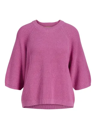 JJXX - JXMARGE TWIST SS CREW NECK KNIT SN Fiji Flower - Gr. - XS