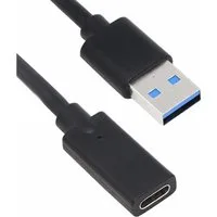Bolwins P36 USB-C auf USB-A 3.0 Adapterkabel 100 cm – Laden & Datenübertragung USB-Kabel, USB-A 3.0 Stecker, USB-C Buchse (100 cm), USB-C auf USB-A Adapter, schnelle Datenübertragung bis 5 Gbit/s