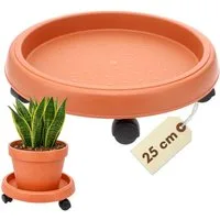GarPet Pflanzenroller Pflanzenroller Rund Rollbrett Pflanzen Untersetzer Blumenroller Rund