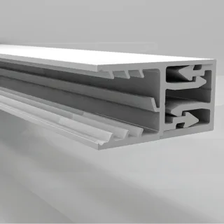 Zevener Sprosse Wandleiste PVC | Stärke 16 mm | Weiß