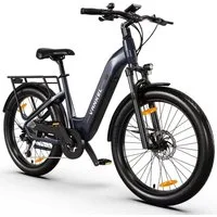 Vankel E-Bike Cityrad 29”×2,4 Zoll Elektrofahrrad Damen u. Herren 720 WH Pedelec 48V 120 km, Kettenschaltung, Heckmotor, 720 Wh, (Beleuchtungsset mit Batterieladegerät, Batterieschlüssel, Werkzeug), Fat Mountain LG Akku All-Terrain Elektrofahrrad mit
