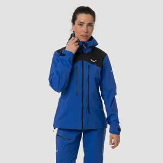 SALEWA - Ortles 3L Powertex Jacke Damen - Blau (Gr.38)