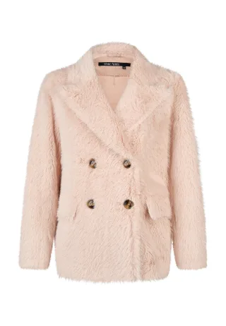 Marc Aurel - Blazer mit Faux Fur blush - Gr. - 34