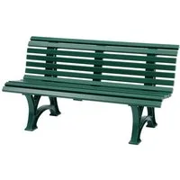 PROREGAL® Gartenbank JAMAIKA aus Kunststoff Parkbank Sitzbank Garten Balkon Terrasse