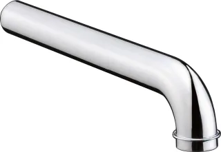 Hansgrohe gebogenes Rohr, m.Bord DN32 x 300mm chrom, 53555000 53555000