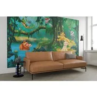 Komar Fototapete Vlies Fototapete - Simba and Friends - Größe 368 x 248 cm, glatt, bedruckt, Motiv, (4 St)