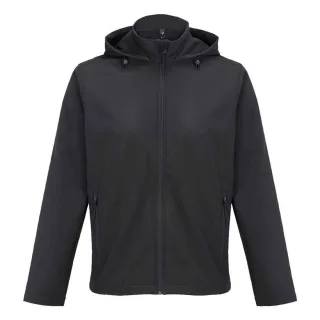SOLS - "Race" Softshelljacke mit Kapuze für Herren (Schwarz)