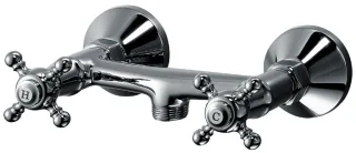 Kaja Romanze Brausebatterie Brauseabg. 3/4", weiss 26605-W