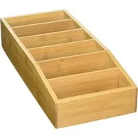 KESPER® Aufbewahrungsbox Aufbewahrungsbox, FSC®-zertifizierter Bambus, Maße: 15 x 35 x 7 cm (1 St)