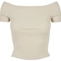 URBAN CLASSICS T-Shirt Urban Classics Damen Ladies Off Shoulder Rib Tee (1-tlg)