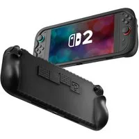 Fintie Nintendo-Schutzhülle für Nintendo Switch 2 (2025) mit Spielkartenfächern – Weiches Silikon, Rutschfest Stoßfest Ergonomische Griffhülle für Switch 2 Konsole 7.9''