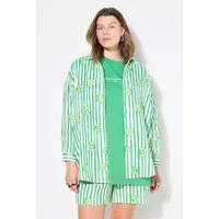 Studio Untold Hemdbluse Streifenbluse Musselin oversized