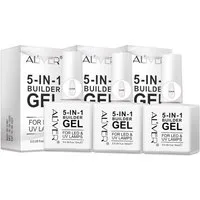 ALIVER Gel-Nagellack Nagelaufbau 5-in-1 Stärkendes Builder Nail Gel in 3 Farben
