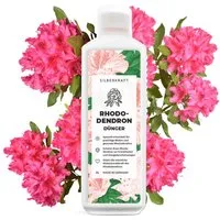 Silberkraft Pflanzenstärkungsmittel Rhododendron Dünger - Mineralischer NPK Flüssigdünger mit Stickstoff, 1 L, Spezialdünger für Rhododendren, Azaleen, Hortensien & Kamelien, Für kräftige Wurzeln, sattes Blattgrün & reiche Blütenbildung