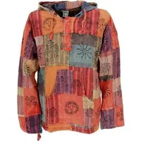 Guru-Shop Hemd & Shirt Yoga Hemd, Goa Hemd, Unikat Patchwork.. Hippie, Ethno Style, alternative Bekleidung
