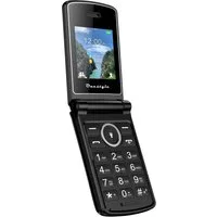 Onestyle Onestyle Chrome Einfaches Mobiltelefon mit Klappe und Dual-SIM Klapphandy (2 Zoll, 2,0 Zoll QVGA Display, Kamera)