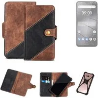 K-S-Trade Handyhülle für Gigaset GS5, Handyhülle Schutzhülle Bookstyle Case Klapphülle Cover Hülle