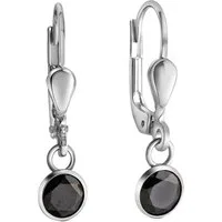 Firetti Paar Ohrhänger Schmuck Geschenk Silber 925 Ohrschmuck Patentbrisur Solitär Glitzer, mit Zirkonia (synth)
