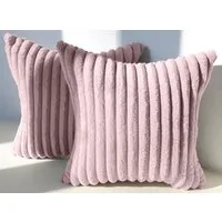 Amilian Kissenbezüge 2er Set - Dekokissenbezug - Kissenhüllen - Zierkissenbezüge, (2 Stück), (40x40 cm) Kissenbezug für Sofa, Dekokissen, Kissen, Zierkissen