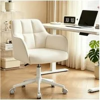 YOUDENOVA Bürostuhl mit Rollen, höhenverstellbarer, ergonomisch, 64x64x90cm (1 St), Höhenverstellbar & 360° Drehbar