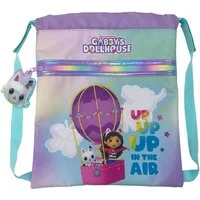 Dreamworks Gabby’s Dollhouse Turnbeutel 35 × 30 cm Sportbeutel Kinder mit Kordelzug