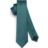 LuxusKollektion Krawatte Krawatte Herren Seide 6cm Business Hochzeit Party Blaugrun