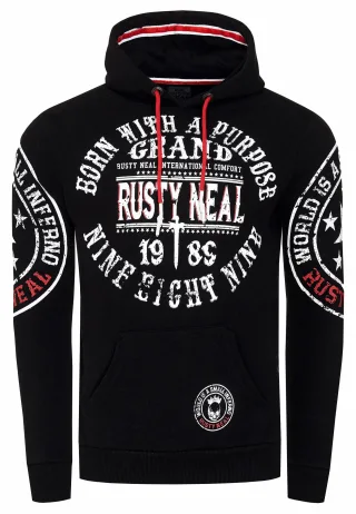 Streetwear Kapuzen-Pullover mit Prints
