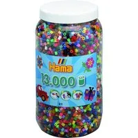Dan Import Bügelperlen Bügelperlen 21168 HAMA Dose 13.000 Stück 48 Farbenmix