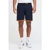 Blend Chinoshorts BHNeji Chino Shorts mit umgeschlagenen Hosenbeinen in Kontrastfarbe