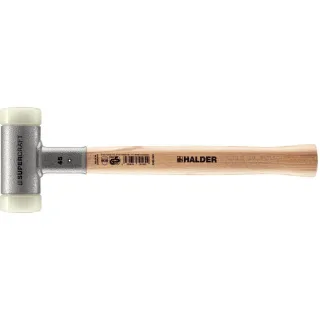 HALDER SUPERCRAFT - Schonhammer rückschlagfrei mit Hickorystiel, Nylon - 3366.045