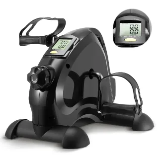 [EU Direct] Bominfit Under Desk Exercise Bike Magnetic Mini Exercise Bike Pedal Exerciser for Arm and Leg Recovery with
