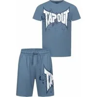 TAPOUT Trainingsanzug Dunlab Herren T-Shirt & Shorts Set normale Passform