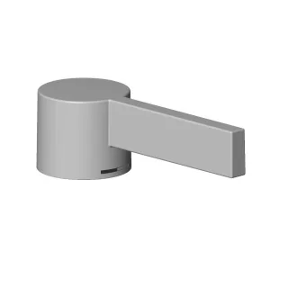 Dornbracht Griff Ersatzteile 90208700400 35 x 40 x 110 mm Dark Platinum gebürstet 90208700400-99