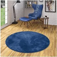 Pergamon Hochflor-Teppich Hochflor Super Soft Teppich Silky Rund, Rund, Höhe: 30 mm