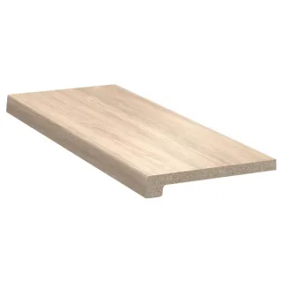 Fensterbank Eiche, Innenfensterbank Werzalit exclusiv, 100 x 50 mm, Holz-Dekor Eiche Rustikal, individuell konfigurieren