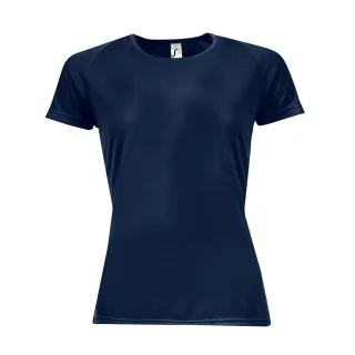 SOLS Womens/Ladies Sporty Short Sleeve T-Shirt (French Navy)