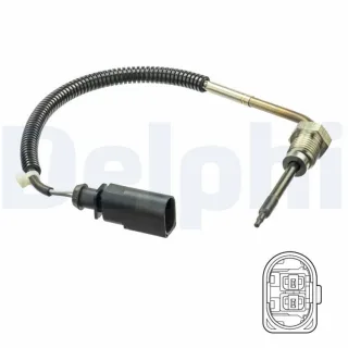 Delphi Abgastemperatursensor Audi A4 A5