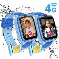 blackview 2026 Kinderuhr 4G LTE GPS Kamera Videoanruf 1,85 Zoll 5–16 Jahre Smartwatch, 1,85", GPS+LBS+WiFi, 4G-LTE, IP68, Knips-Freunde, mit Taschenlampe
