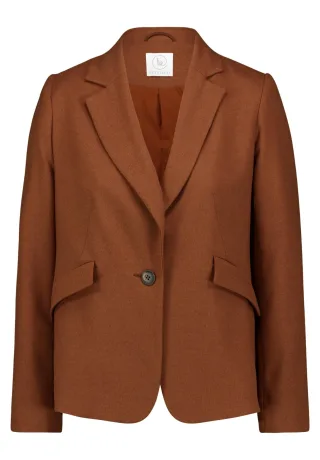 Betty & Co - Kurzblazer Dark Brown Melange - Gr. - 34