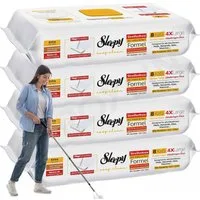 Roxlin Sleepy Easy Clean Bodenwischtuch 8lagig XLarge Super Soft Ultra Strong Fussbodenreiniger (4-St)