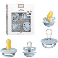 BIBS Schnuller TryIt 4er Probierpack Blue Hellblau