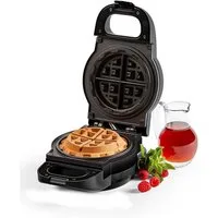 PowerXL Waffeleisen Waffeleisen für gefüllte Waffeln Ø 18cm Antihaft Anti-Tropf-Rinne, 1090 W, 5cm Füllhöhe, Anti-Tropf-Rinne, Antihaft-Platten