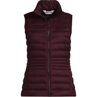 Daunenweste WANDERWEIGHT Verstaubar Ultraleicht für Damen in Plus-Größe, Damen, size: plus, Rot, Nylon, by Lands' End