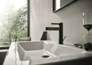 Hansgrohe Waschtischmischer 110 CoolStart Finoris Brushed Black Chrome,76025340 76025340