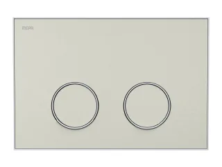 MEPA Frame Betätigungsplatte 2-Mengen Sand-Mattweiß, 421052 421052