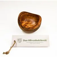 dasOlivenholzbrett Snackschale Schale aus Olivenholz mit Naturrand