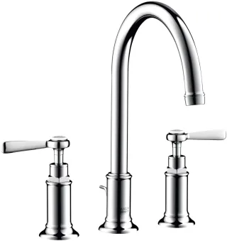 Hansgrohe 3-Loch Waschtischarmatur 180 Axor Montreux Standmodell Hebelgriff chrom, 16514000 , 165140 16514000