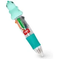 Legami Kugelschreiber Legami Mini-Kugelschreiber mit 4 Farbe Mini Magic Rainbow Dino