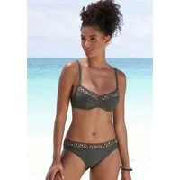 LASCANA Bügel-Bikini-Top Adelin, mit bedruckten Einsätzen