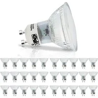 ZMH LED-Leuchtmittel GU10 Warmweiß Glühbirne Einbaustrahler 120 ° Abstrahlwinkel Strahler, GU10, 30 St., Warmweiß